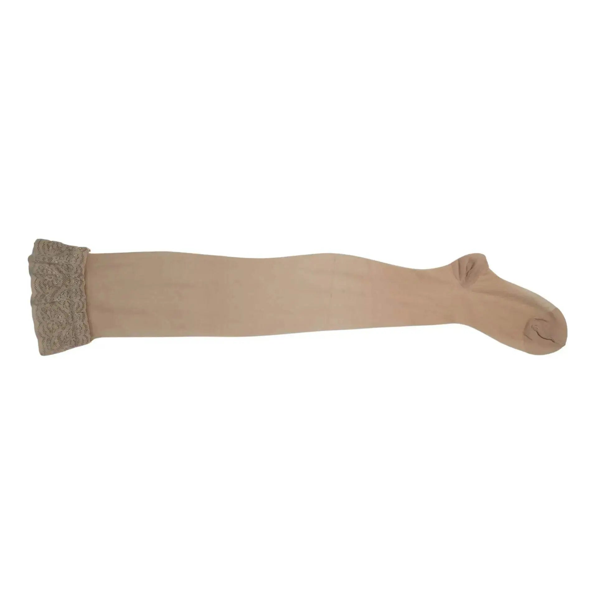 BAHNER Premium Stützstrumpfe Damen halterlose transparent, Strumpfhose, Spitzenstrümpfe, Strümpfen 140 DEN BAHNER Stützstrumpfhosen