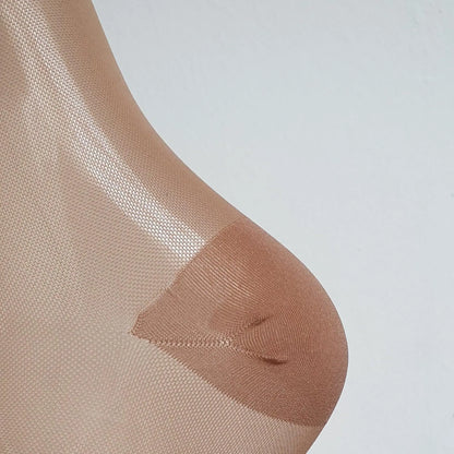 BAHNER Premium Stützstrumpfe Damen halterlose transparent, Strumpfhose, Spitzenstrümpfe, Strümpfen 140 DEN BAHNER Stützstrumpfhosen
