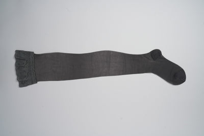 Halterlose Stützstrümpfe 140den mit breitem Haftrand starke Stützkraft - BAHNER Stützstrumpfhosen 