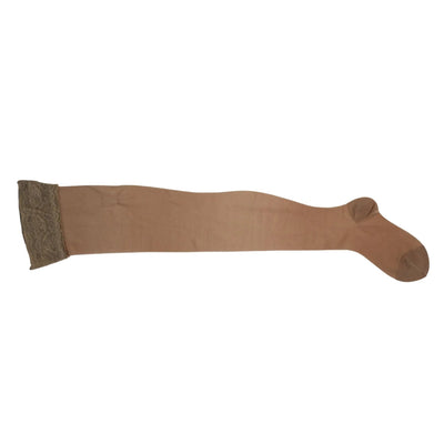 Halterlose Stützstrümpfe 140den mit breitem Haftrand starke Stützkraft - BAHNER Stützstrumpfhosen 